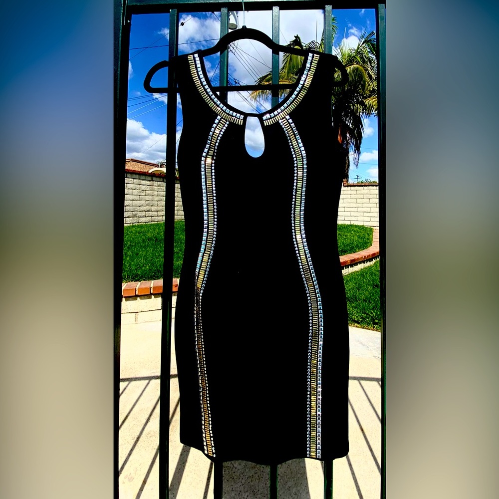 Form Fitting Beautiful Black Dress